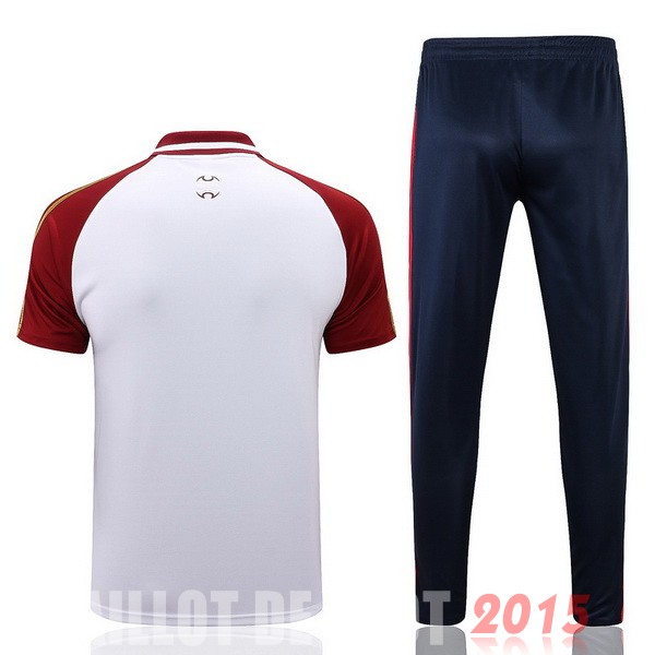 Maillot De Foot Ensemble Complet Polo Arsenal 22/23 Blanc Rouge Noir