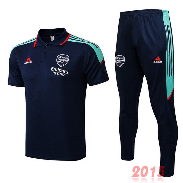 Maillot De Foot Ensemble Complet Polo Arsenal 22/23 Bleu Marine Vert