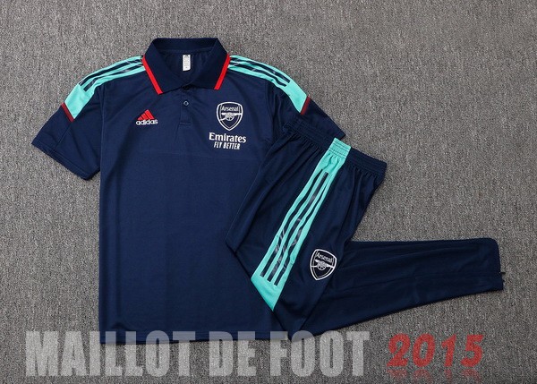 Maillot De Foot Ensemble Complet Polo Arsenal 22/23 Bleu Marine Vert