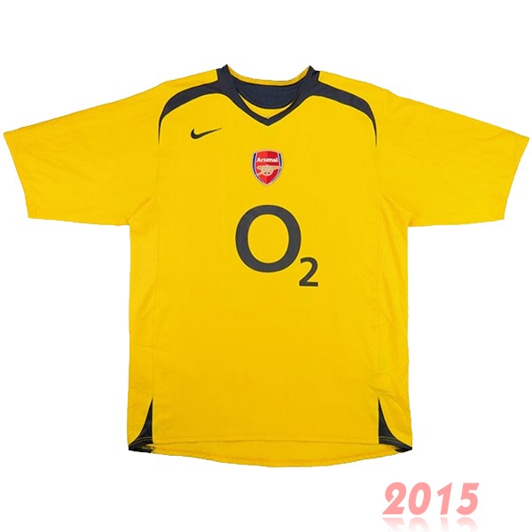Maillot De Foot Exterieur Maillot Arsenal Rétro 2005 2006 Jaune