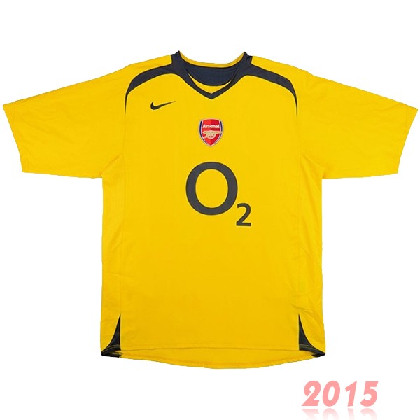 Maillot De Foot Exterieur Maillot Arsenal Rétro 2005 2006 Jaune