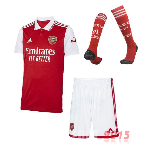 Maillot De Foot Domicile Maillot Pantalon Chaussette Arsenal 22/23 Rouge