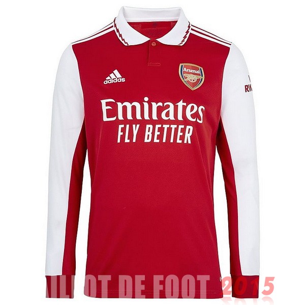 Maillot De Foot Thailande Domicile Manches Longues Arsenal 22/23 Rouge