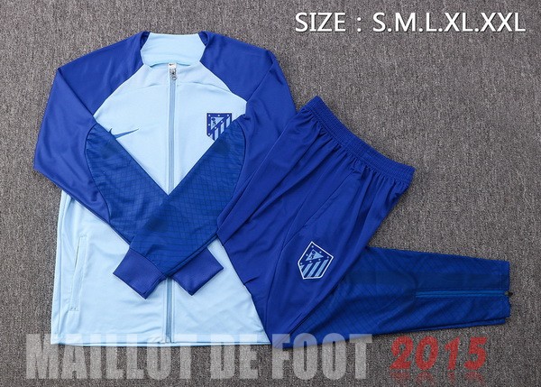 Maillot De Foot Survêtements Atlético Madrid 22/23 II Bleu