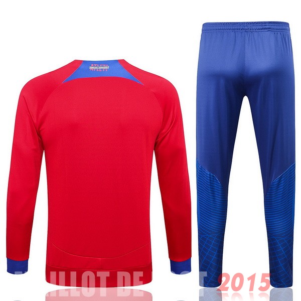 Maillot De Foot Survêtements Atlético Madrid 22/23 Rouge Bleu