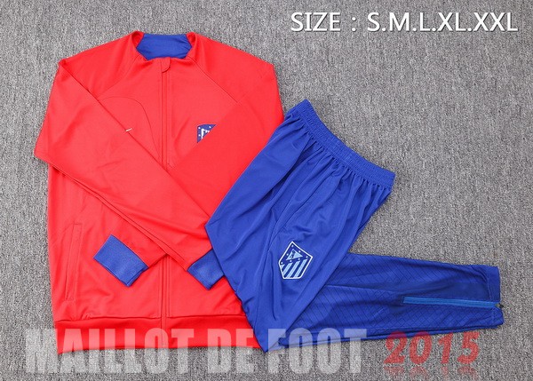 Maillot De Foot Survêtements Atlético Madrid 22/23 Rouge Bleu