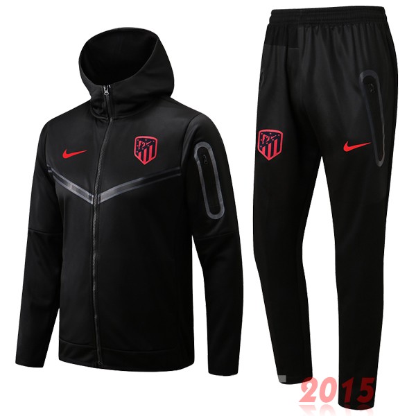 Maillot De Foot Sweat Shirt Capuche Atlético Madrid 22/23 Noir