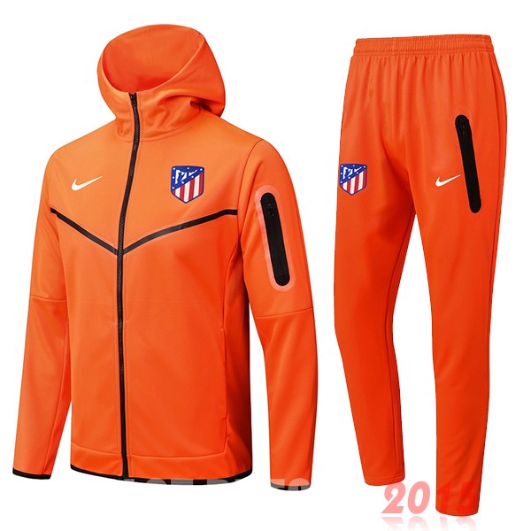 Maillot De Foot Sweat Shirt Capuche Atlético Madrid 22/23 Orange