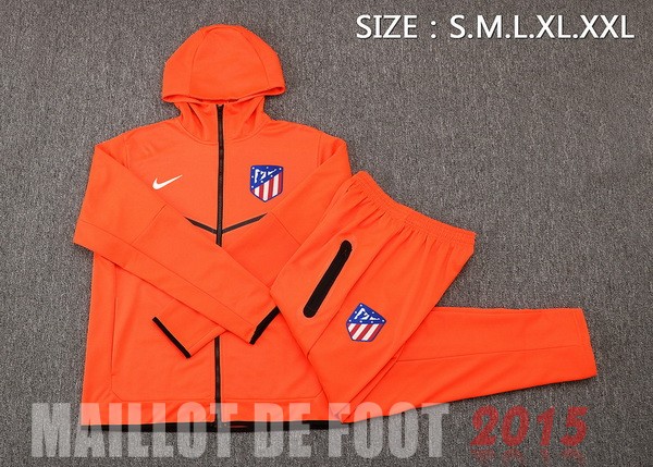 Maillot De Foot Sweat Shirt Capuche Atlético Madrid 22/23 Orange