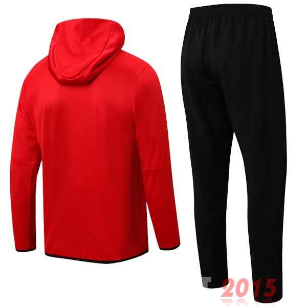 Maillot De Foot Sweat Shirt Capuche Atlético Madrid 22/23 Rouge Noir