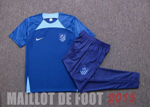 Maillot De Foot Entrainement Ensemble Complet Atlético Madrid 22/23 Bleu