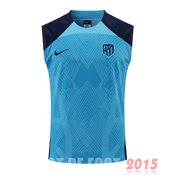 Maillot De Foot Entrainement Sans Manches Atlético Madrid 22/23 Bleu