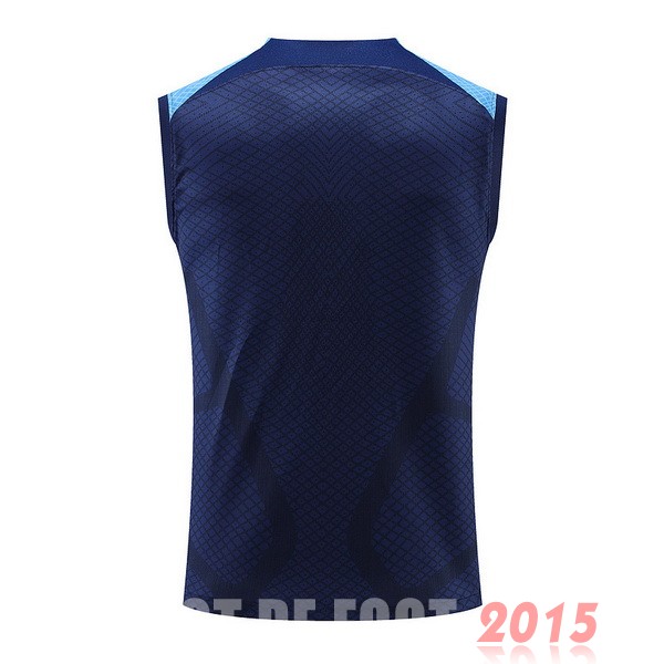 Maillot De Foot Entrainement Sans Manches Atlético Madrid 22/23 Bleu Marin