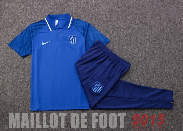 Maillot De Foot Ensemble Complet Polo Atlético Madrid 22/23 Bleu