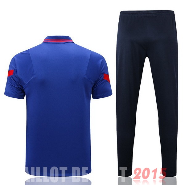 Maillot De Foot Ensemble Complet Polo Atlético Madrid 22/23 Bleu Noir