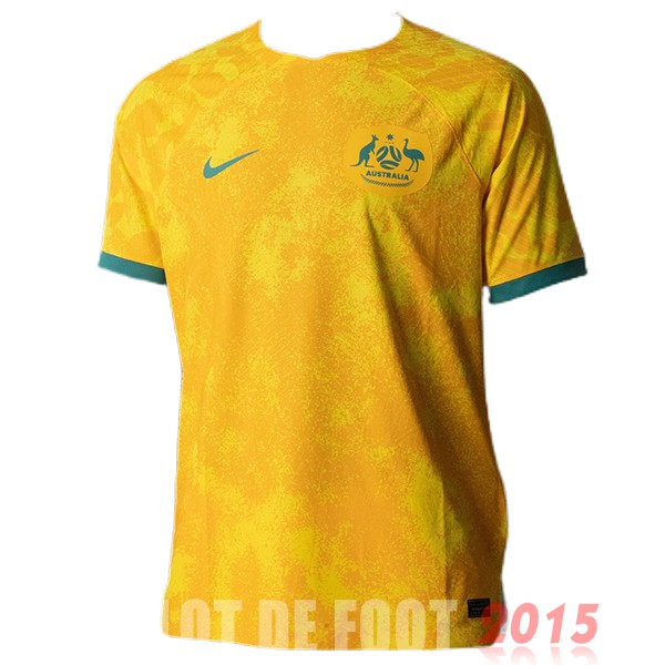 Maillot De Foot Thailande Domicile Joueurs Maillot Australie 2022 Jaune