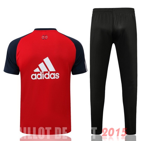 Maillot De Foot Entrainement Ensemble Complet Bayern Munich 2021 2022 Rouge I Noir