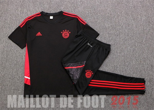 Maillot De Foot Entrainement Ensemble Complet Bayern Munich 22/23 Noir I Rouge