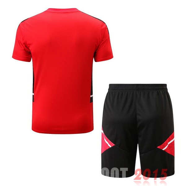 Maillot De Foot Entrainement Ensemble Complet Bayern Munich 22/23 Rouge II Noir
