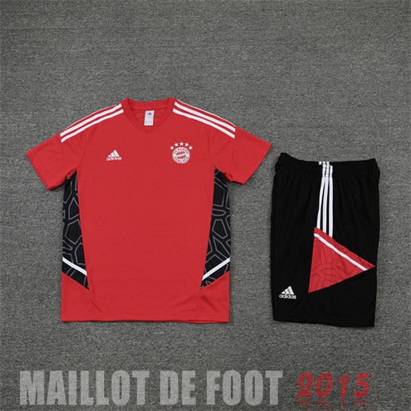 Maillot De Foot Entrainement Ensemble Complet Bayern Munich 22/23 Rouge I Noir