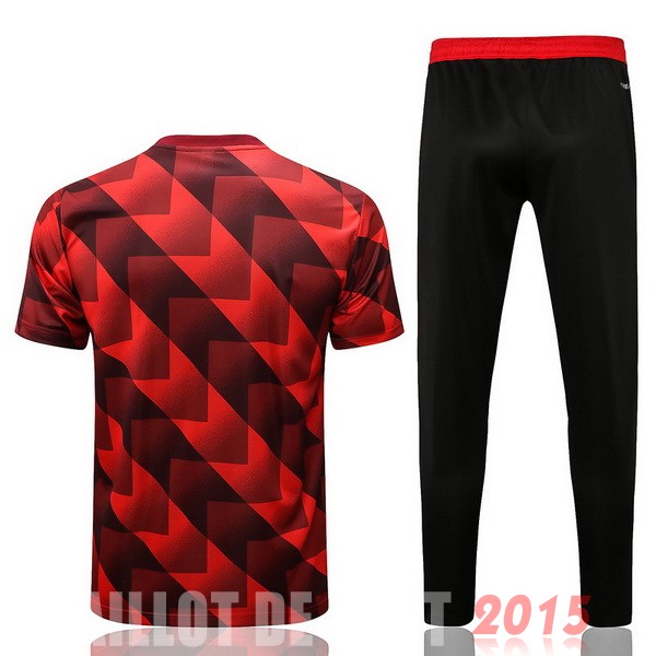 Maillot De Foot Entrainement Ensemble Complet Bayern Munich 22/23 Rouge Noir