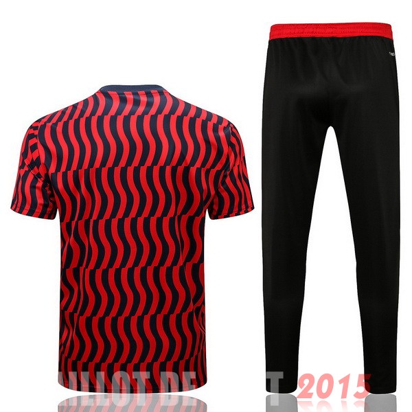 Maillot De Foot Entrainement Ensemble Complet Bayern Munich 22/23 Rouge Noir Blanc