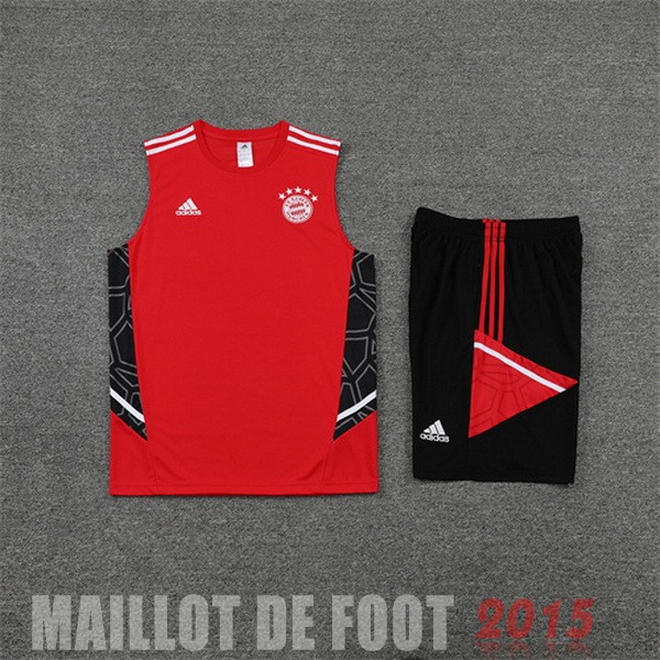 Maillot De Foot Entrainement Ensemble Complet Bayern Munich 22/23 Rouge Noir Blanc