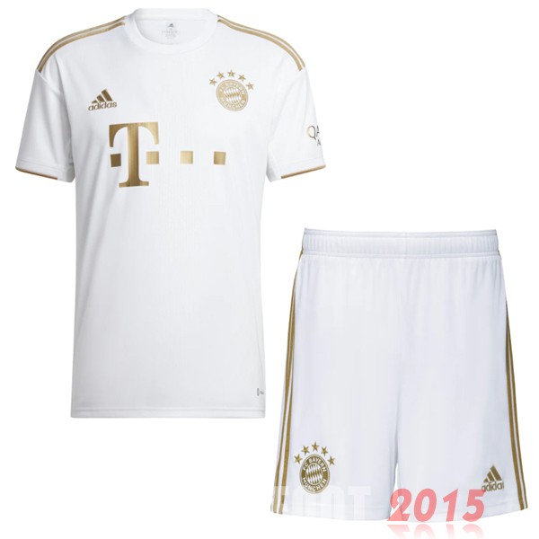 Maillot De Foot Exterieur Conjunto De Enfant Bayern Munich 22/23 Blanc