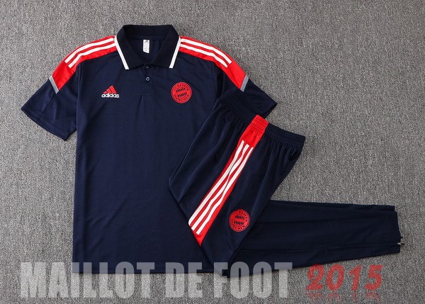 Maillot De Foot Ensemble Complet Polo Bayern Munich 22/23 Noir Rouge