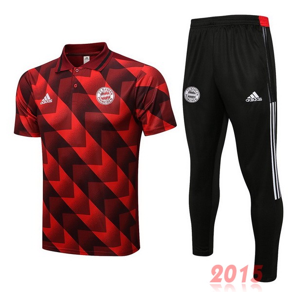 Maillot De Foot Ensemble Complet Polo Bayern Munich 22/23 Rouge Noir