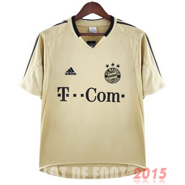 Maillot De Foot Exterieur Maillot Bayern Munich Rétro 2014 2015 Jaune