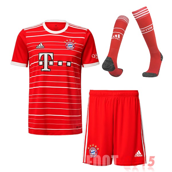 Maillot De Foot Domicile Maillot Pantalon Chaussette Bayern Munich 22/23 Rouge