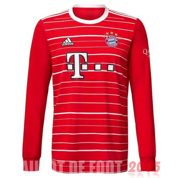 Maillot De Foot Thailande Domicile Manches Longues Bayern Munich 22/23 Rouge