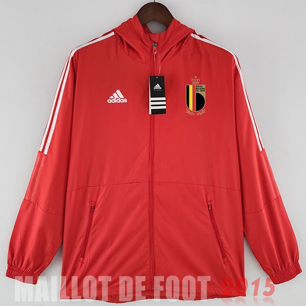 Maillot De Foot Coupe Vent Belgique 2022 Rouge