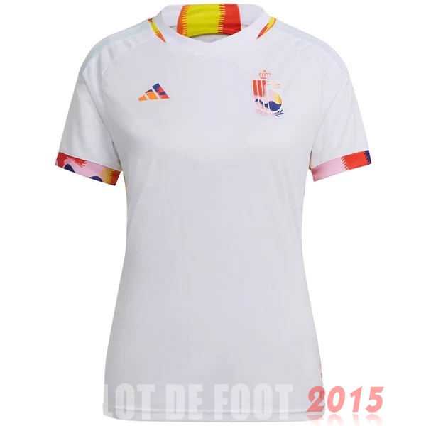 Maillot De Foot Exterieur Maillot Femme Belgique 2022 Blanc