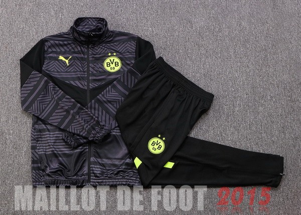 Maillot De Foot Survêtements Borussia Dortmund 22/23 Noir Jaune