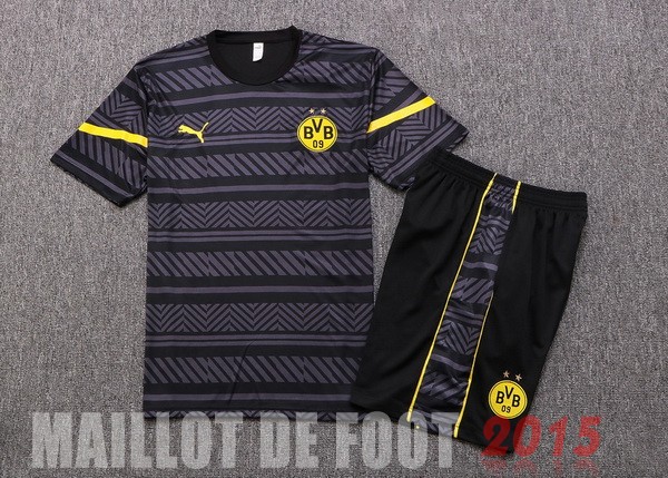 Maillot De Foot Entrainement Ensemble Complet Borussia Dortmund 22/23 Gris I Jaune