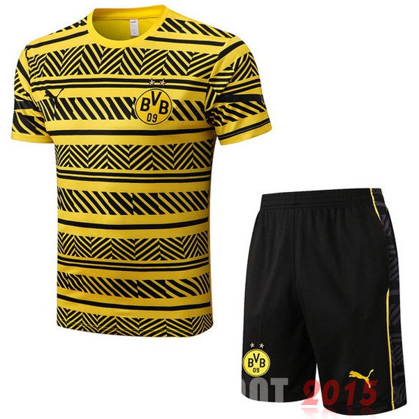 Maillot De Foot Entrainement Ensemble Complet Borussia Dortmund 22/23 Jaune Noir