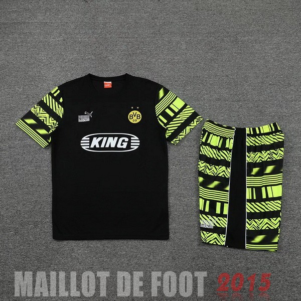 Maillot De Foot Entrainement Ensemble Complet Borussia Dortmund 22/23 Noir Jaune