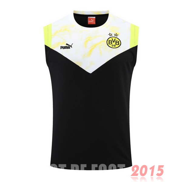 Maillot De Foot Entrainement Sans Manches Borussia Dortmund 22/23 Jaune Noir
