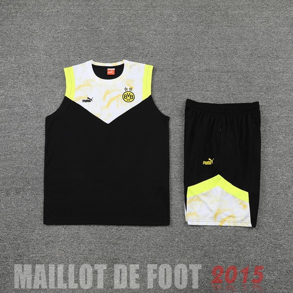 Maillot De Foot Entrainement Sans Manches Ensemble Complet Borussia Dortmund 22/23 Jaune Noir