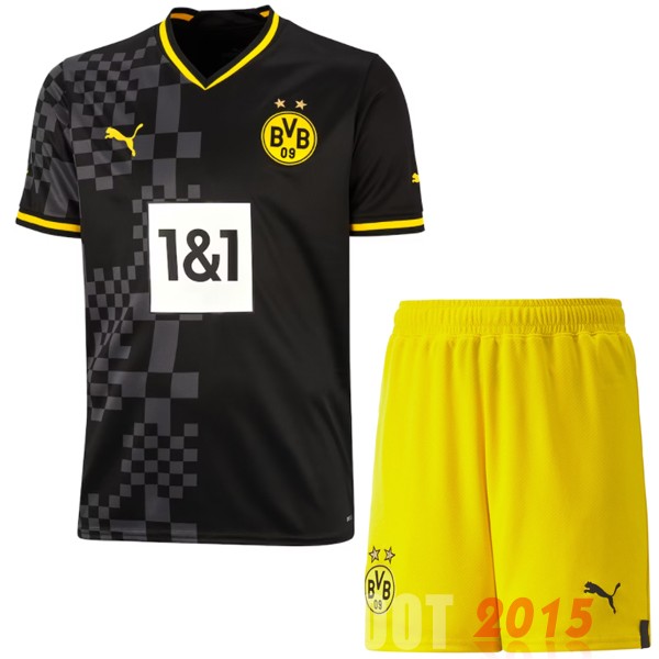 Maillot De Foot Exterieur Conjunto De Enfant Borussia Dortmund 22/23 Noir