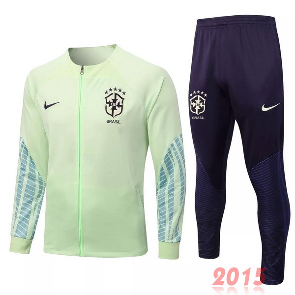 Maillot De Foot Survêtements Brésil 2022 Vert Clair