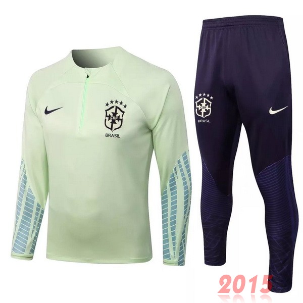 Maillot De Foot Survêtements Brésil 2022 Vert II Clair