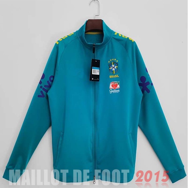 Maillot De Foot Veste Brésil 2022 Bleu