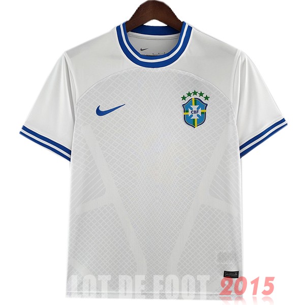 Maillot De Foot Entrainement Brésil 2022 Blanc