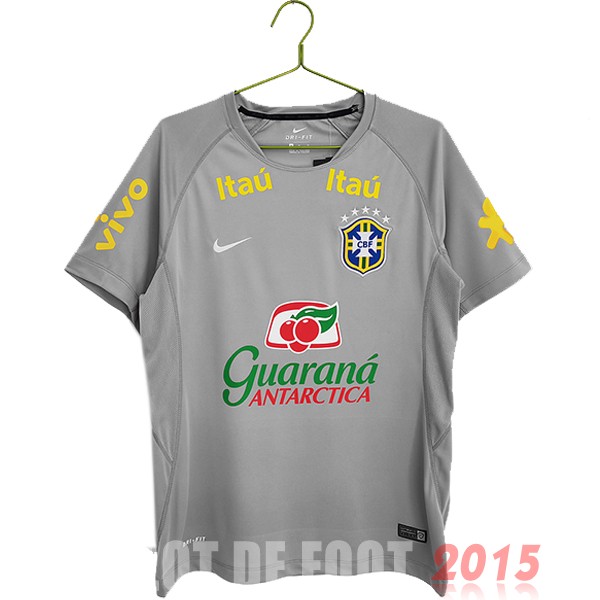 Maillot De Foot Entrainement Brésil 2022 Gris