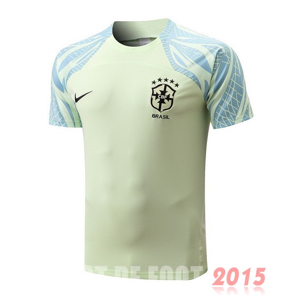 Maillot De Foot Entrainement Brésil 2022 Vert