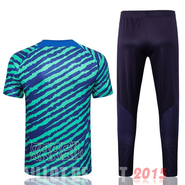 Maillot De Foot Entrainement Ensemble Complet Brésil 2022 Vert I Noir