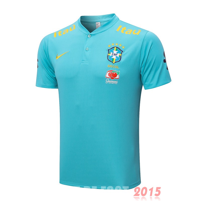 Maillot De Foot Polo Brésil 2022 Bleu